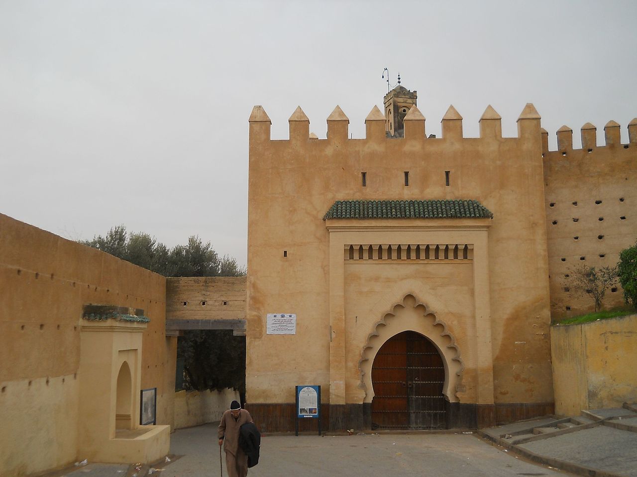 Historical Bab Guissa  gate in Fez