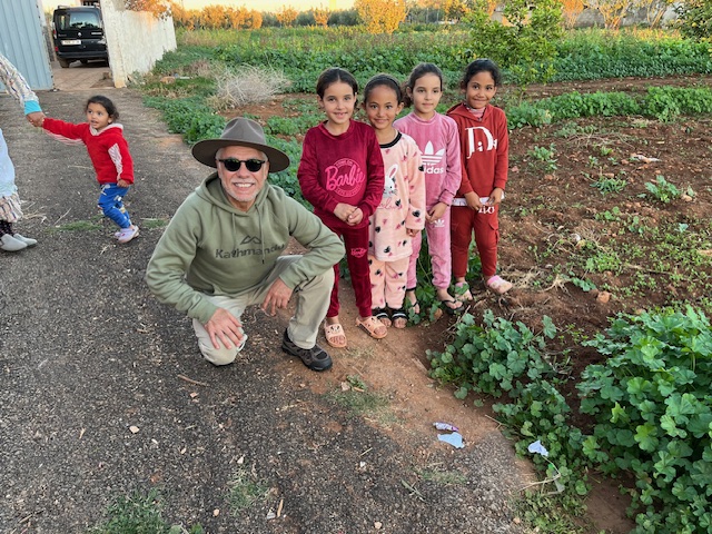 The house and the barn